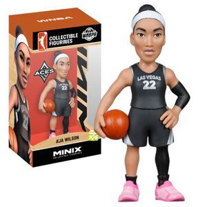 A'ja Wilson (Las Vegas Aces) Minix 4.5-Inch Vinyl WNBA Figure